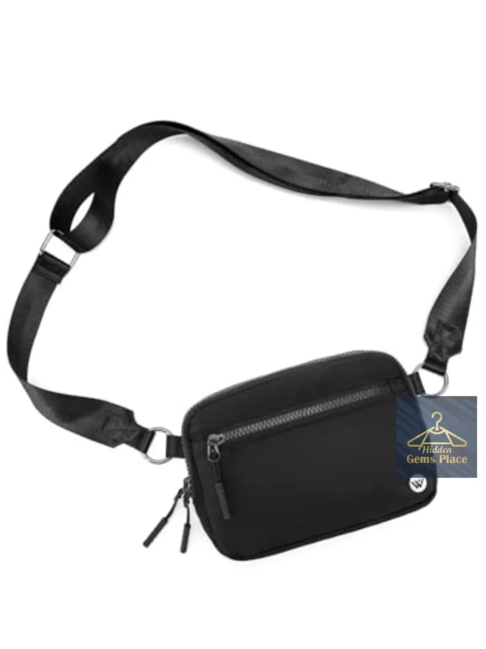Nylon Small Crossbody Bag with Adjustable Strap for Travel